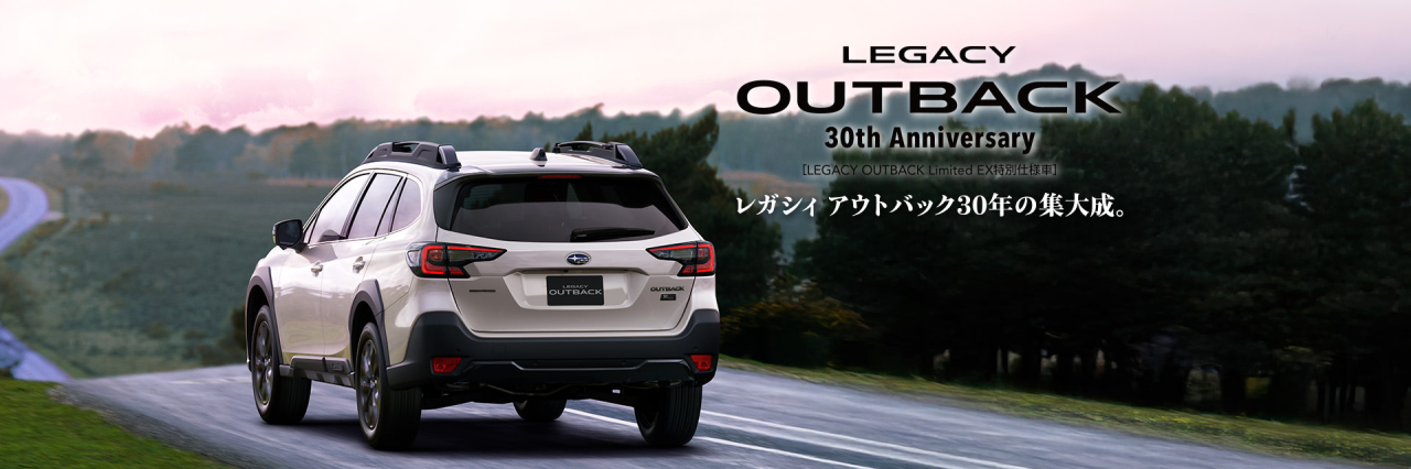 レガシィ　アウトバック　特別仕様車
30th Anniversary